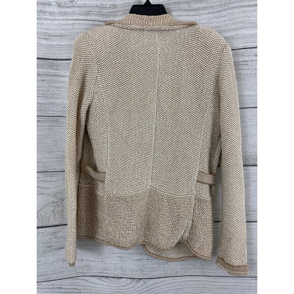 Piazza Sempione Textured Button-Front Blazer Jacket Size 46/10 - Picture 2 of 2